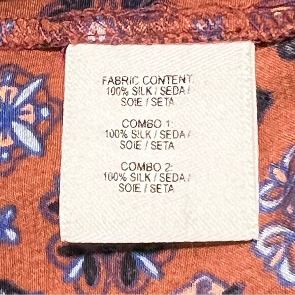 Derek Lam 10 Crosby Foulard Medallion Print Silk Dress Sz 8 Boho Career Office - Picture 14 of 15